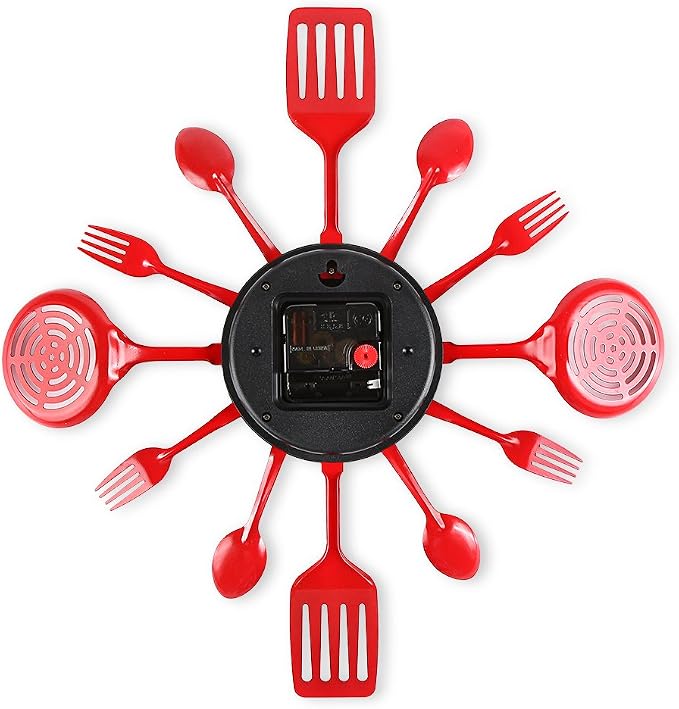 16 Inch Cutlery Kitchen Wall Clocks - Image 5