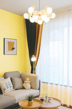 Dimoon 236''x17.7'' Yellow Peel and Stick Wallpaper Contact Paper Modern Self - Image 5