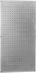 Wall Control Pegboard 32in x 16in Galvanized Metal Pegboard Tool Board Panel by Wall+Control