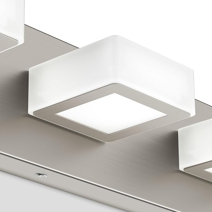 Ralbay 52inch Brushed Nickel Vanity Lights 8 Lights Dimmable 5 Color - Image 7