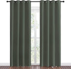 NICETOWN Dark Mallard Blackout Curtains Grommet - Image 2