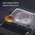Bernhard Products 10 Inch Blue Quartz Analog Wall Clock - Image 7