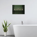 ALMLZL Egret Canvas Wall Art Elegant White Birds Heron Poster Minimalist - Image 3