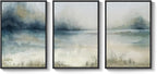 Large Framed Abstract Nature Landscape Wall Art - Image 9