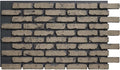 EverStone Aged Brick Faux Brick Panel, 46 7/8"W x 27"H x 1 1/4"D, Ash Color by EkenaMillwork
