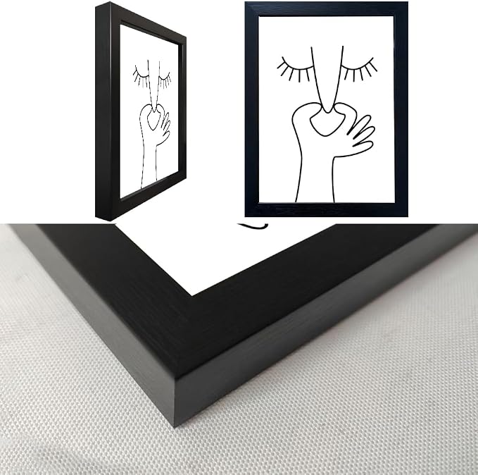 Framed Black and White Bathroom Wall Decor Funny Bathroom Wall Art Bad Smell - Image 3