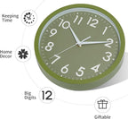 DAXSMY Wall Clock Small Analog 8 Inch Silent Non Ticking Battery Operated - Image 6