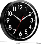 AKCISOT Wall Clock 8 Inch Silent Non-Ticking Modern Clocks Battery Operated - Image 8