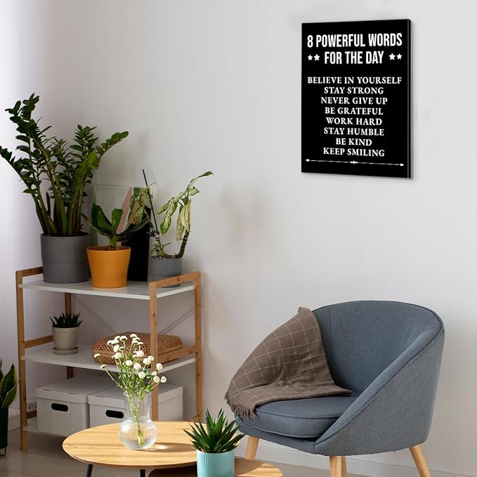 Inspirational Wall Decor, Motivational Canvas Painting Wall Art - Image 5