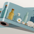 Coastal Wallpaper Border 196x4 Inch Peel and Stick Wall Border Self Adhesive by IOHEFY