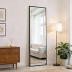 DUMOS 47x14 Full Length Mirror Over the Door, Wall Mounted Full Body Mirror - Image 7