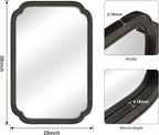 WallBeyond 20" x 30" Rounded Corner Arch Wall Mirror - Image 6