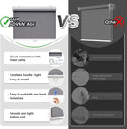 AOSKY Cordless Roller Shades Blackout Blinds - Image 3