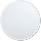 Better Bevel Frameless Round Mirror by Better+Bevel