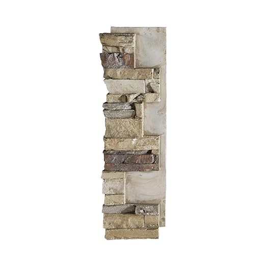AZ Faux High-Density Polyurethane Faux Stone Interlocking Left Endcap by AZFaux