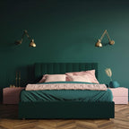 Dark Green Peel and Stick Wallpaper, 15.7 X 315 inches Renter Friendly Wallpaper - Image 5