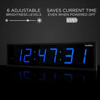 Ivation Oversized Large Digital Wall Clock - Image 4