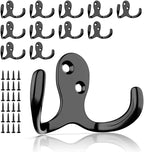 ZAYBOD Heavy Duty Wall Mounted Black Coat Hooks, mudroom Hooks, Backpack Hooks by ZAYBOD