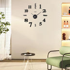 AILILIFE 20-28 Inch DIY Wall Clock 3D Frameless Silent Non-Ticking, Modern - Image 6