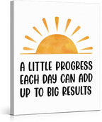 Inspirational Office Wall Art Decor, Motivational Add Up to Big Results by VAHATAN