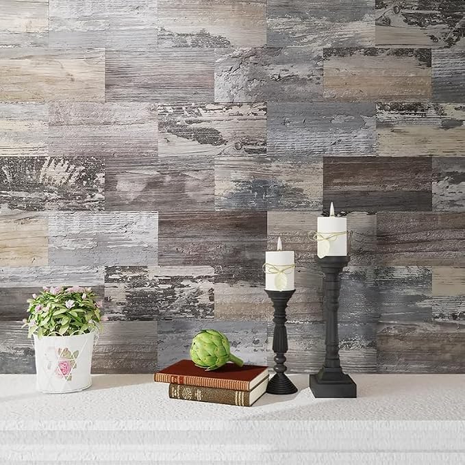 AULIGET 4 Pieces Peel and Stick Backsplash PVC Tile - Image 2