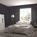 Abyssaly Black Silk Wallpaper Peel and Stick 15.7" X 393.7" Embossed Self - Image 5