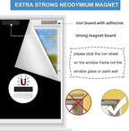 Magnetic Blackout Shades Temporary Blackout Curtains 100% Blackout Blind Window - Image 7
