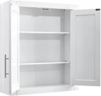 Crosley Furniture Savannah 2-Piece Wall Storage Cabinet, Cabinets - Image 5