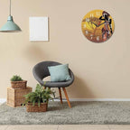 Mxocom African Woman Wall Clock Beautiful Black Woman - Image 6