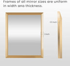 Amorho 30x36 Inch Bathroom Mirror, Wall-Mounted Mirrors Perfect - Image 5