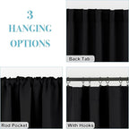 RYB HOME Blackout Curtains for Bedroom, Window Shades Thermal Insulating - Image 2