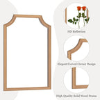 WallBeyond Scalloped Wood Mirror - Image 4