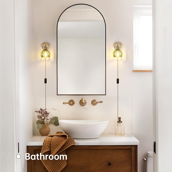 Shenmoyl Plug in Wall Sconce - Image 6