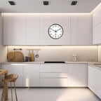 XNM 8 Inch Small White Classic Wall Clock - Image 3