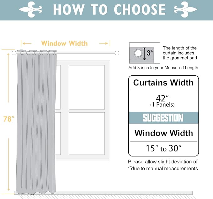 ChrisDowa Blackout Curtains 78 inches Long - Image 7