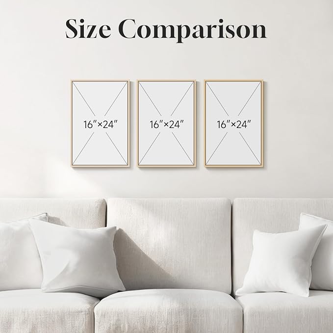 3 Piece Framed Canvas Floral Wall Art - Image 8