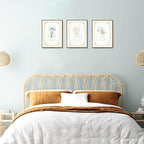 KISSFOX 3 Piece Floral Framed Wall Art Flower Pictures Wall Decor Wildflowers - Image 3