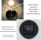 Large Wall Clocks Battery Operated 16 Inch Round Glass Analog Wall Clock Silent - Image 7