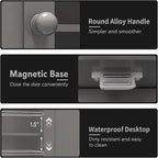 TaoHFE Grey Bathroom Cabinet, Bathroom Wall Cabinet - Image 7