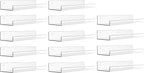 upsimples 14 Pack Acrylic Shelves Wall Organizer and Storage, Toy Cars by upsimples