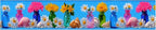 Wildflower Vase Wallpaper Border 196x4 Inch Removable Wall Border Peel and - Image 2