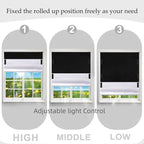 100% Blackout Blinds Magnetic Window Cover 57x40Inch, No Drill PortableCuttable - Image 6