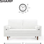 Sharp Wall Clock – Black, Silent Non Ticking 14 Inch Quality Quartz Battery - Image 4