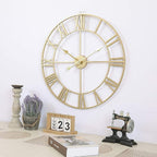 LEIKE Large Modern Wall Clocks, Silent Non Ticking, Battery Operated Roman - Image 4