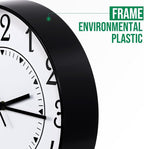 Wall Clock Modern Non-Ticking Battery Operated Silent Wall Clocks Simple Style - Image 4