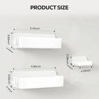 Nieifi Adhesive Wall Shelf, Shower Shelves, Shower Organizer - Image 2