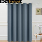 Yakamok 100% Blackout Lined Panels, Thermal Insulated Blackout Curtains - Image 2