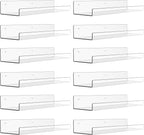 upsimples 12 Pack Acrylic Shelves Wall Organizer and Storage, Toy Cars by upsimples