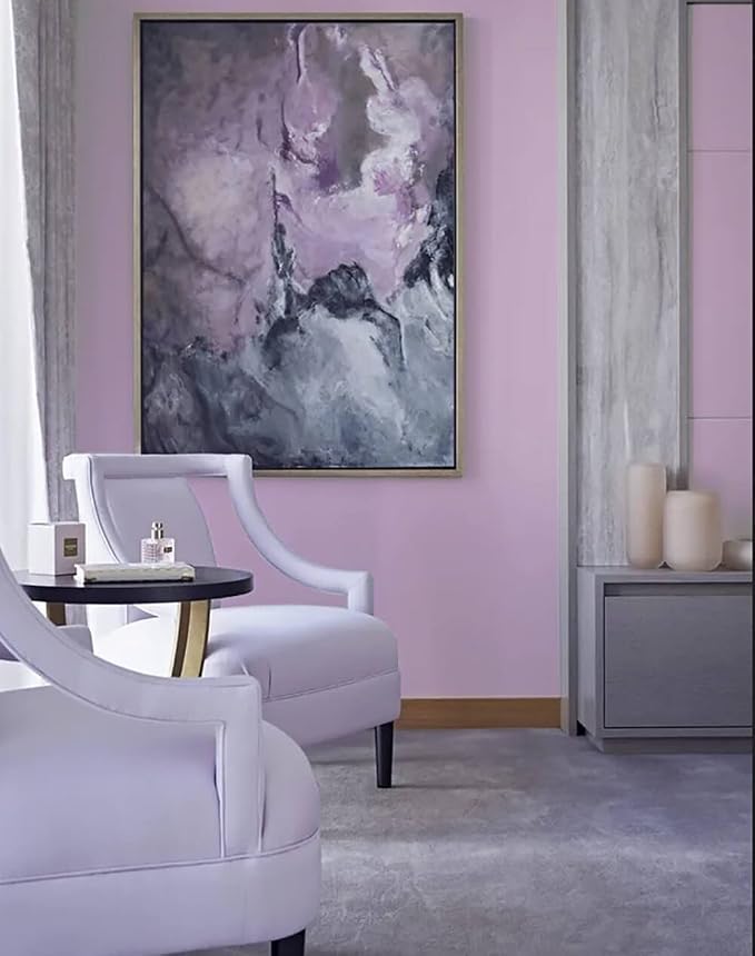 Dimoon 118''x17.7'' Purple Peel and Stick Wallpaper Contact Paper Modern Self - Image 5