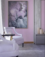 Dimoon 118''x17.7'' Purple Peel and Stick Wallpaper Contact Paper Modern Self - Image 5